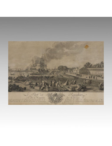 SERIE PUERTOS DE FRANCIA (ROCHEFORT, 1767)
