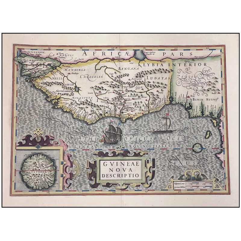 MAPA DE GUINEA - 1619