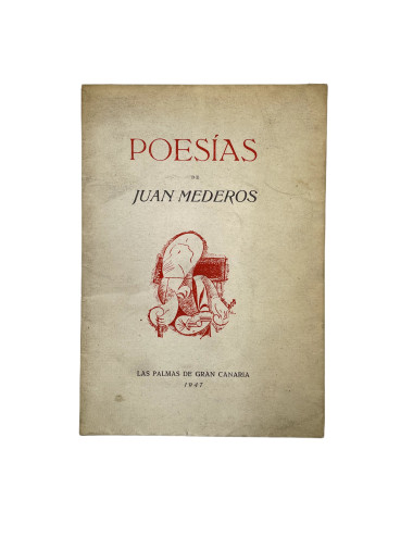 JUAN MEDEROS - POESÍAS (1ª...