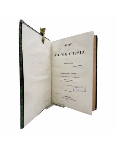 VICTOR COUSIN - OEUVRES - 1840