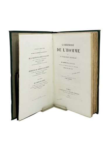 DARWIN - DESCENDANCE DE...