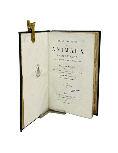 DARWIN - DE LA VARIATION...