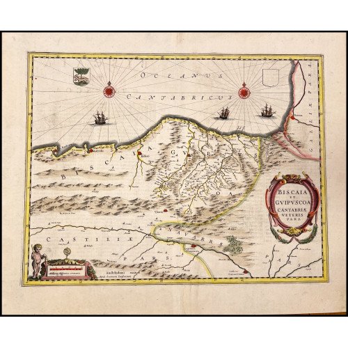 JANSSONIUS - HONDIUS - MAPA...