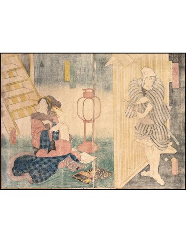 KUNIAKI II UTAGAWA - ESCENA...