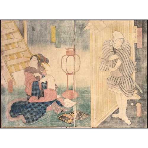 KUNIAKI II UTAGAWA - ESCENA...