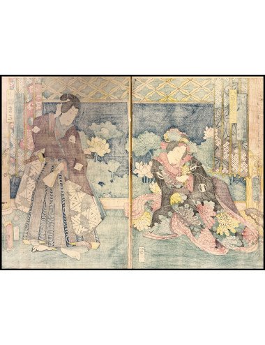 KUNISADA II - ESCENA DE...
