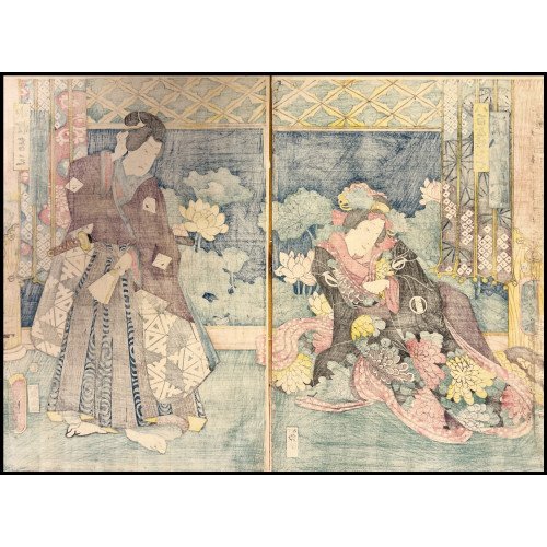 KUNISADA II - ESCENA DE...