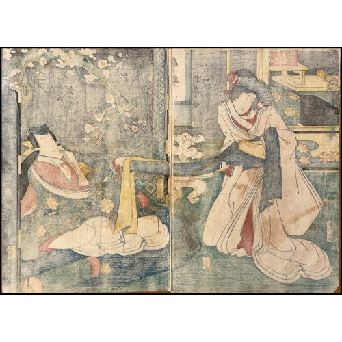 KUNISADA II - ESCENA DE...