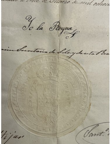 ISABEL II - ORDEN DE CARLOS...