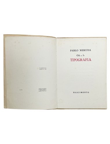 PABLO NERUDA - ODA A LA...