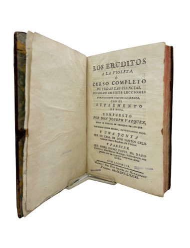 JOSE CADALSO - LOS ERUDITOS...