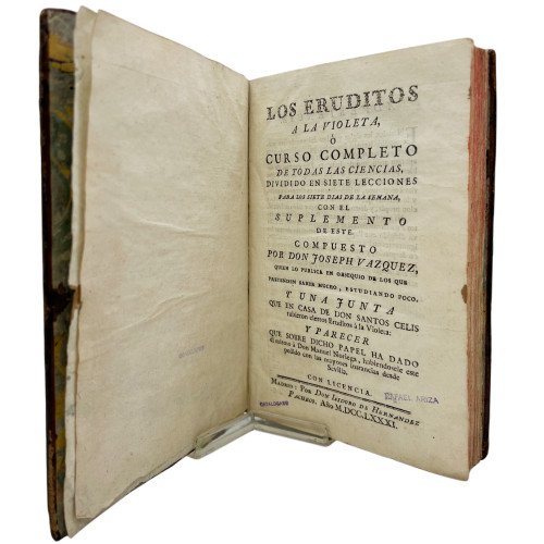 JOSE CADALSO - LOS ERUDITOS...