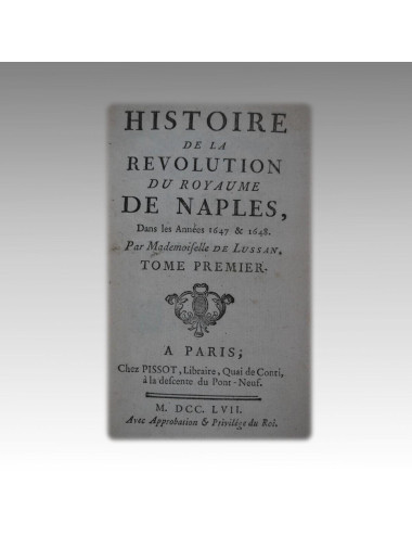 HISTOIRE DE LA REVOLUTION DE NAPLES (1757).