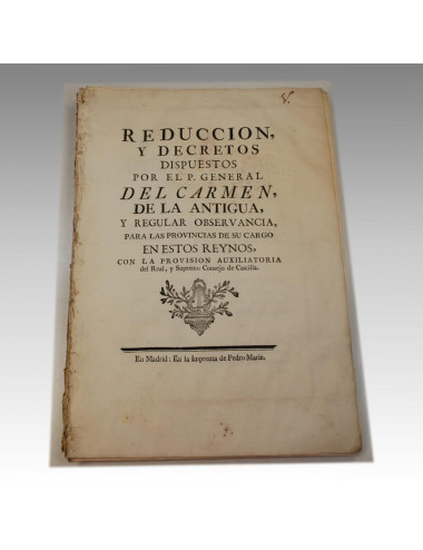 ORDEN CARMELITA (1772)